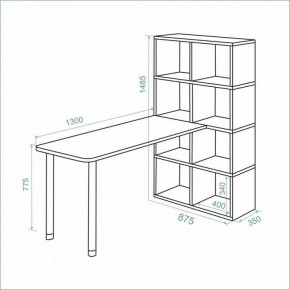 Стол компьютерный Bartolo в Елабуге - elabuga.ok-mebel.com | фото 3