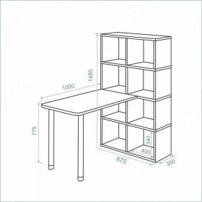 Стол компьютерный Bartolo в Елабуге - elabuga.ok-mebel.com | фото 2