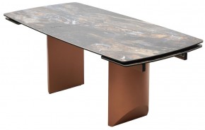 Стол ПУАНТО 200 TITANIUM LAWA NERO, керамика / МЕДЬ каркас М-City в Елабуге - elabuga.ok-mebel.com | фото 8