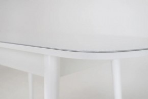 Стол раскладной со стеклом (опоры массив цилиндрический) "Хоста" в Елабуге - elabuga.ok-mebel.com | фото 6