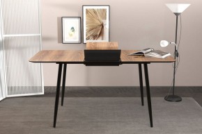 Стол раздвижной Корсика В1 (Бискайская сосна/черный) в Елабуге - elabuga.ok-mebel.com | фото 3