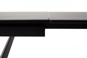 Стол RIETI 200 NERO KL-116 Черный мрамор матовый, итальянская керамика/ черный каркас, ®DISAUR в Елабуге - elabuga.ok-mebel.com | фото 3