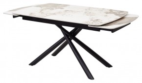 Стол RIVOLI 140 GLOSS LUXURY PANDORA SOLID CERAMIC / BLACK, ®DISAUR в Елабуге - elabuga.ok-mebel.com | фото 5