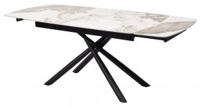 Стол RIVOLI 140 GLOSS LUXURY PANDORA SOLID CERAMIC / BLACK, ®DISAUR в Елабуге - elabuga.ok-mebel.com | фото 7