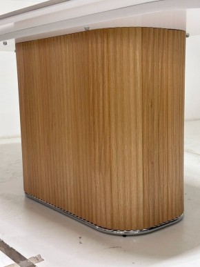 Стол TAMPA 180 цвет БЕЛЫЙ МРАМОР M326, керамика / Каркас OAK, ®DISAUR в Елабуге - elabuga.ok-mebel.com | фото 4