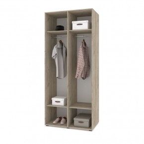 СТОУН С21 Шкаф 2-х створчатый (серый дуб/белый) в Елабуге - elabuga.ok-mebel.com | фото 3