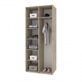 СТОУН С22 Шкаф 2-х створчатый (серый дуб/белый) в Елабуге - elabuga.ok-mebel.com | фото 3