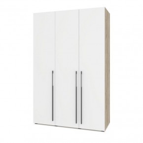 СТОУН С32 Шкаф 3-х створчатый (серый дуб/белый) в Елабуге - elabuga.ok-mebel.com | фото