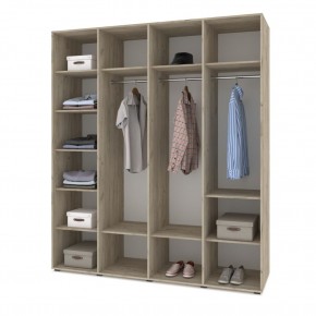СТОУН С41 Шкаф 4-х створчатый (серый дуб/белый) в Елабуге - elabuga.ok-mebel.com | фото 3