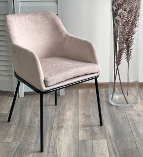 Стул АЛИСТЕР, цвет RAIN 2 какао велюр / черный каркас М-City в Елабуге - elabuga.ok-mebel.com | фото 3