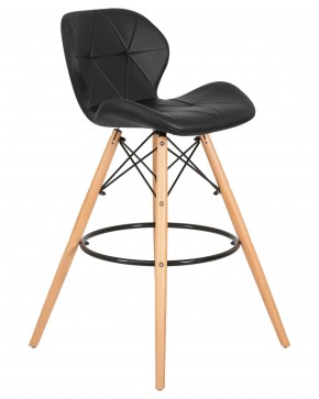 Стул барный DOBRIN BUTTERFLY BAR, ножки светлый бук, цвет чёрный в Елабуге - elabuga.ok-mebel.com | фото 2