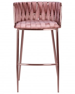 Стул барный DOBRIN EMMA ROSE GOLD, розовый велюр (VF-10) в Елабуге - elabuga.ok-mebel.com | фото 6