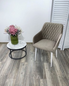 Стул BRANDY-X ЛАТТЕ #25 / белый каркас, велюр М-City в Елабуге - elabuga.ok-mebel.com | фото 2
