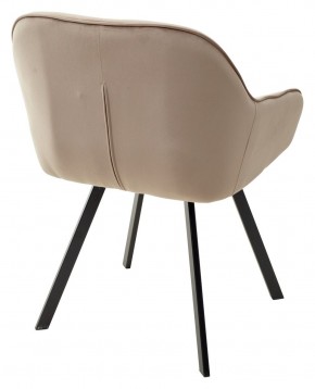 Стул GALE 360 град. поворот. BLUVEL-40 BEIGE, велюр/ черный каркас, М-City в Елабуге - elabuga.ok-mebel.com | фото 4
