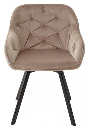 Стул GALE 360 град. поворот. BLUVEL-40 BEIGE, велюр/ черный каркас, М-City в Елабуге - elabuga.ok-mebel.com | фото 6