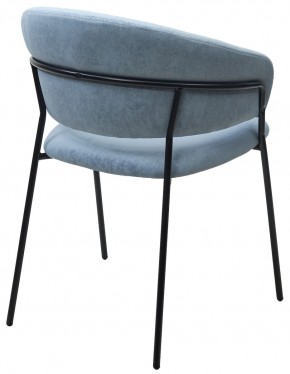 Стул ГЕММА, цвет RAIN 13 blue, велюр / черный каркас М-City в Елабуге - elabuga.ok-mebel.com | фото 9