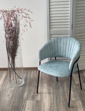 Стул ГЕММА, цвет RAIN 7 breeze, велюр / черный каркас М-City в Елабуге - elabuga.ok-mebel.com | фото 4