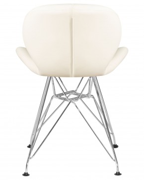 Стул обеденный DOBRIN BUTTERFLY CHROME, ножки хром, цвет кремовый в Елабуге - elabuga.ok-mebel.com | фото 5