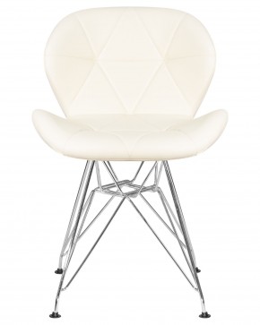Стул обеденный DOBRIN BUTTERFLY CHROME, ножки хром, цвет кремовый в Елабуге - elabuga.ok-mebel.com | фото 6