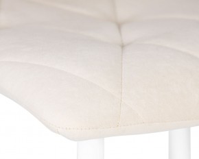 Стул обеденный DOBRIN CHILLY ROMBO, Бежевый Simple 44, основание белое в Елабуге - elabuga.ok-mebel.com | фото 7