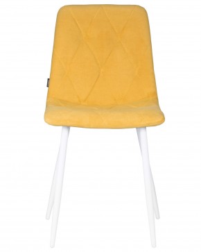 Стул обеденный DOBRIN CHILLY ROMBO, Горчичный Simple 15, основание белый в Елабуге - elabuga.ok-mebel.com | фото 7