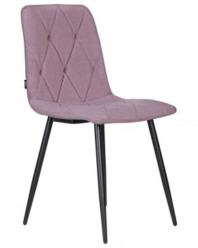 Стул обеденный DOBRIN CHILLY ROMBO, Лавандовый Simple 48, основание черное в Елабуге - elabuga.ok-mebel.com | фото 2