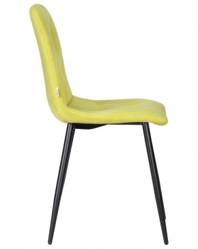 Стул обеденный DOBRIN CHILLY ROMBO, Лайм Simple 14, основание черное в Елабуге - elabuga.ok-mebel.com | фото 3