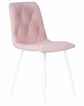 Стул обеденный DOBRIN CHILLY ROMBO, Розовый Simple 03, основание белый в Елабуге - elabuga.ok-mebel.com | фото 2