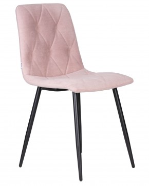 Стул обеденный DOBRIN CHILLY ROMBO, Розовый Simple 03, основание черное в Елабуге - elabuga.ok-mebel.com | фото 2
