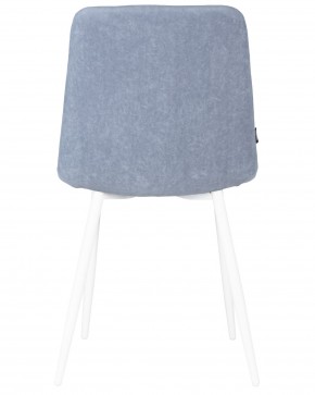 Стул обеденный DOBRIN CHILLY ROMBO, Серо-голубой Simple 26, основание белый в Елабуге - elabuga.ok-mebel.com | фото 5