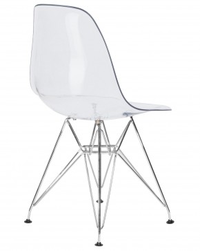 Стул обеденный DOBRIN DSR CASPER, ножки хром, цвет прозрачный в Елабуге - elabuga.ok-mebel.com | фото 4