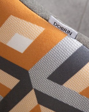 Стул обеденный DOBRIN MARKUS, ЭМАЛЬ ЧЕРНЫЙ МУАР ткань Candy Graphite+Escada Ochre в Елабуге - elabuga.ok-mebel.com | фото 10