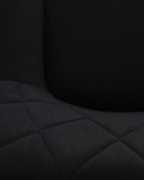 Стул обеденный DOBRIN ROBY, ЭМАЛЬ ЧЕРНЫЙ МУАР велюр Catania Black в Елабуге - elabuga.ok-mebel.com | фото 3