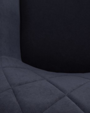 Стул обеденный DOBRIN ROBY, ЭМАЛЬ ЧЕРНЫЙ МУАР велюр Catania Dark Blue в Елабуге - elabuga.ok-mebel.com | фото 11
