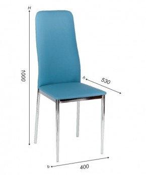 Стул Вест А1.15-03 (Стандарт) хром/кожзам (4 шт.) в Елабуге - elabuga.ok-mebel.com | фото 3