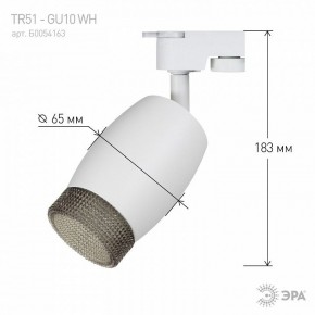 Светильник на штанге Эра  TR51 - GU10 WH в Елабуге - elabuga.ok-mebel.com | фото 4