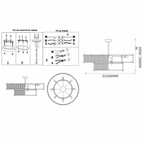 Светильник на штанге Imperiumloft RH Marais Round Chandelier 40,2668 в Елабуге - elabuga.ok-mebel.com | фото 11