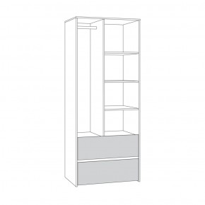 Торонто Шкаф для одежды 13.333 в Елабуге - elabuga.ok-mebel.com | фото 2