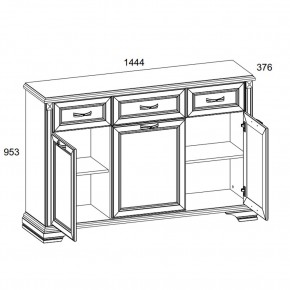 Тумба 3D3S, MONAKO, цвет Сосна винтаж/дуб анкона в Елабуге - elabuga.ok-mebel.com | фото 2