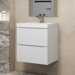 Тумба под раковину Uperwood Tanos 50 см, подвесная, белая матовая в Елабуге - elabuga.ok-mebel.com | фото