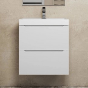 Тумба под раковину Uperwood Tanos 50 см, подвесная, белая матовая в Елабуге - elabuga.ok-mebel.com | фото 9