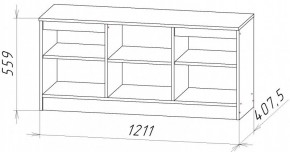 НИЦЦА-9 Тумба под ТВ (НЦ.09) в Елабуге - elabuga.ok-mebel.com | фото 2