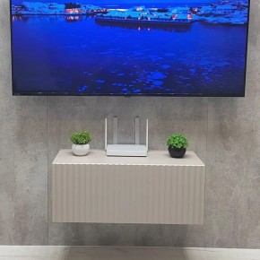 Тумба подвесная под ТВ LINES MTV1-MA 750 Бежевый (Леда-М 10.1.5) в Елабуге - elabuga.ok-mebel.com | фото 5