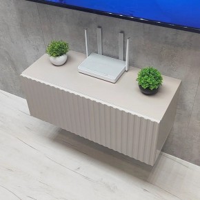 Тумба подвесная под ТВ LINES MTV1-MA 750 Бежевый (Леда-М 10.1.5) в Елабуге - elabuga.ok-mebel.com | фото 6