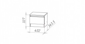 НИЦЦА-12 Тумба прикроватная (НЦ.12) в Елабуге - elabuga.ok-mebel.com | фото 3