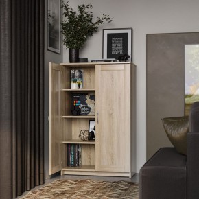 Тумба СИРИУС двухдверная высокая, цвет Дуб Сонома в Елабуге - elabuga.ok-mebel.com | фото 4