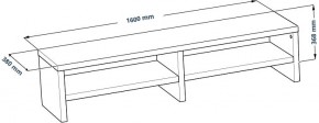 ТВ-тумба Энкель ТВ16, тамбурат, цвет дуб беленый в Елабуге - elabuga.ok-mebel.com | фото 3