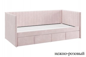 ТВИКС Кровать (софа) с ящиками 900 (нежно-розовый) в Елабуге - elabuga.ok-mebel.com | фото