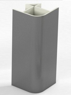 Угловое соединение для цоколя 90 гр. h100 мм (Алюминий, Белый, Черный, Сонома) в Елабуге - elabuga.ok-mebel.com | фото 1
