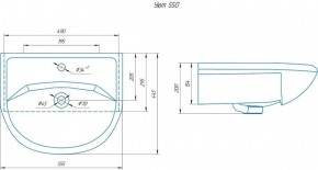 Умывальник мебельный "Уют 55" в Елабуге - elabuga.ok-mebel.com | фото 2